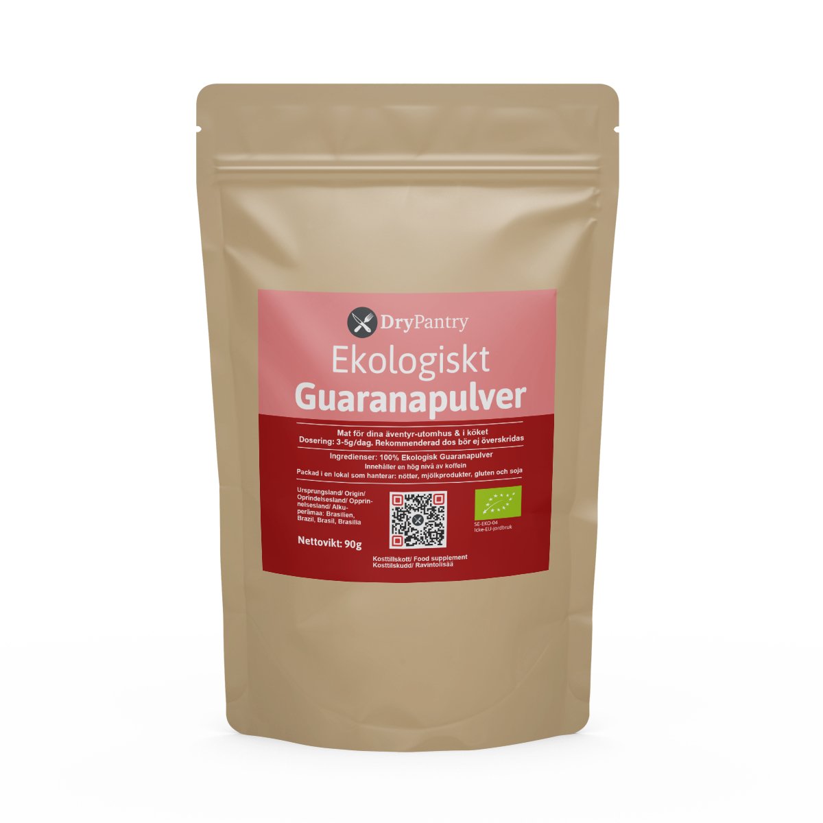 Ekologiskt Guarana Pulver - DryPantry