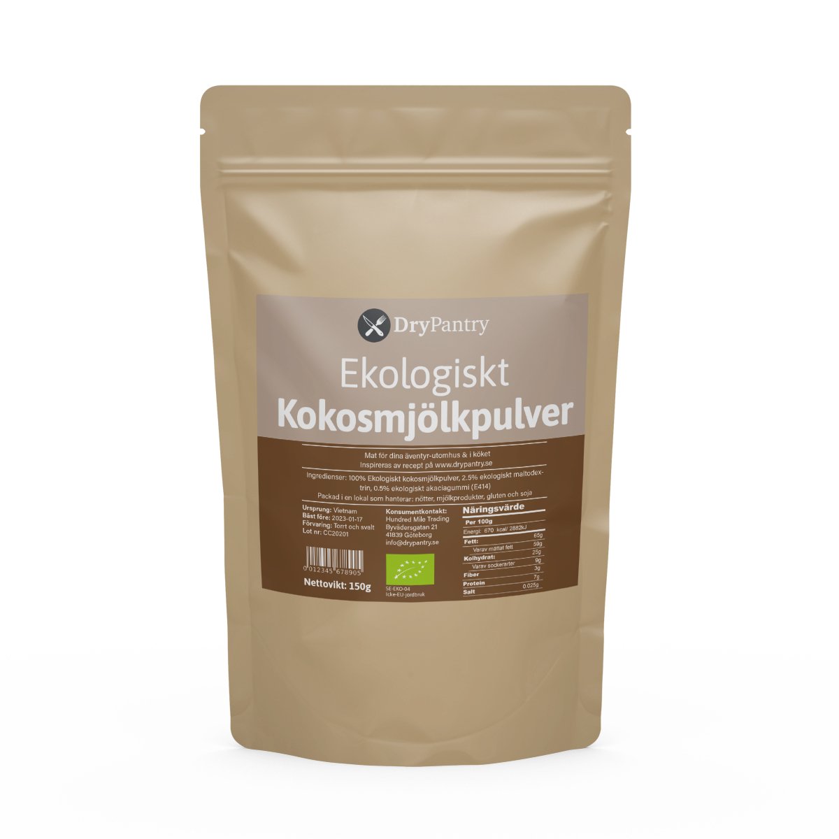 Kokosmjölkpulver - 250g - DryPantry